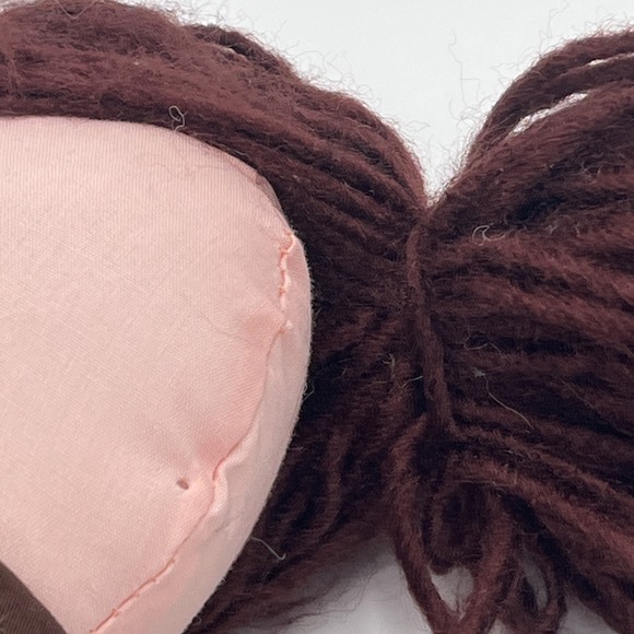 Vintage 90s Girl Guides Canada Brownie Plush Doll Brunette Stuffed Toy READ - Picture 8 of 16